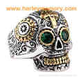 Motorcycles stainless steel skull rings